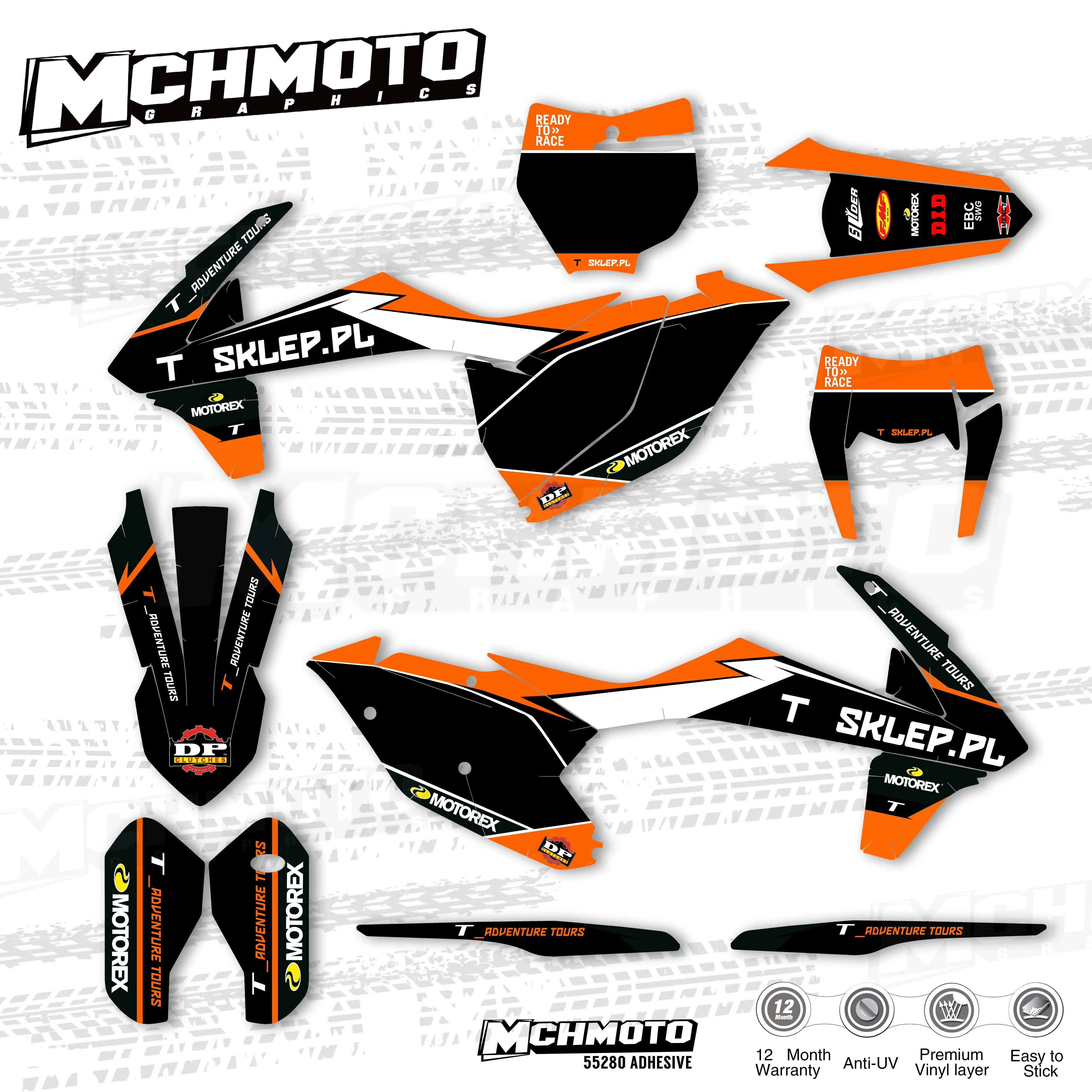 MCHMFG для KTM 125 250 300 350 450 SX SXF 2016 2017 EXC EXCF 2018 графическая фотографика фотографический