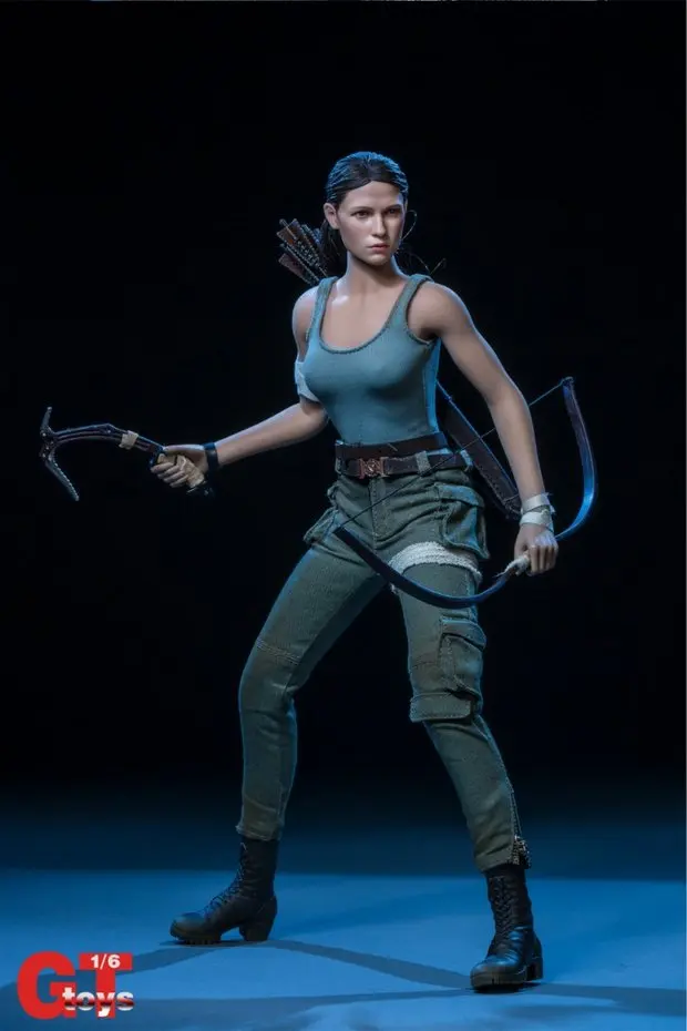 

In-stock 1/6 GTToys The Explorer Tomb Raider Lara Two Head Sculpt Clothes Set Best Price