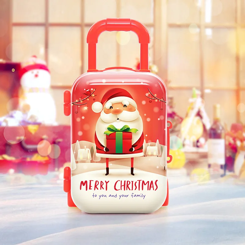 

Coin Pouch Christmas Creative Cartoon Tinplate Coin Purse Mini Zipper Earphone Storage Bag Storage Box Jelly Purse Kids Purses