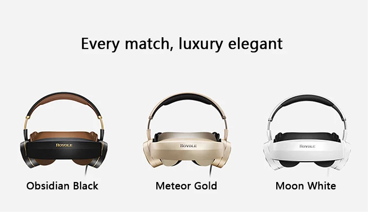 Royole 3D VR очки все в одном с HIFI наушниками 3D очки виртуальной реальности сенсорное управление HDMI мобильный кинотеатр для ПК