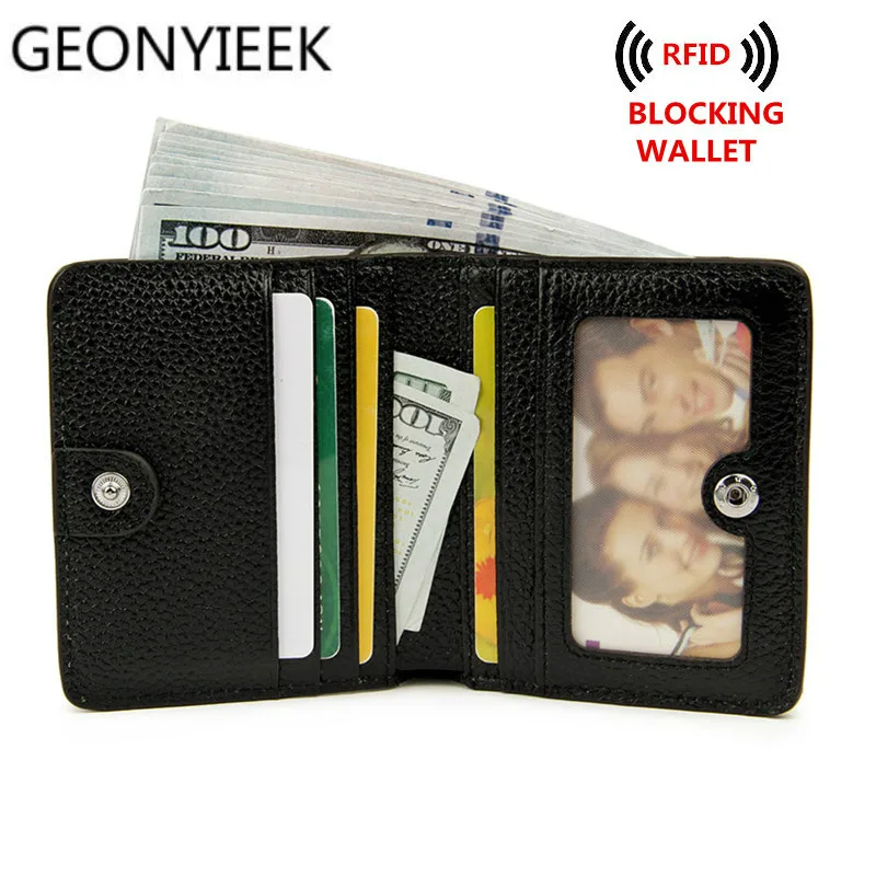 2020 женский кошелек из натуральной кожи роскошный бренд RFID Блокировка двойные