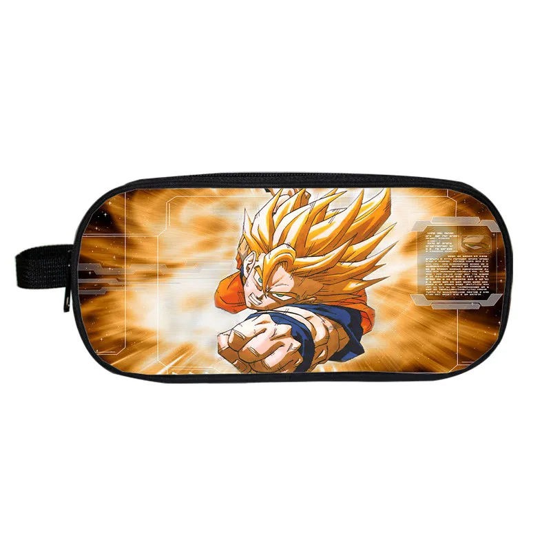 Японский аниме Dragon Ball косметический чехол с карандашом для мальчиков и девочек школьные сумки Goku детский чехол стационарная сумка, школьные принадлежности
