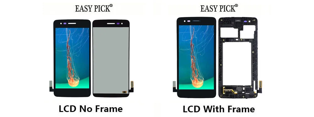 Для LG K8 Aristo M200N M210 MS210 US215 ЖК-дисплей Дисплей кодирующий преобразователь сенсорного экрана в сборе с рамкой