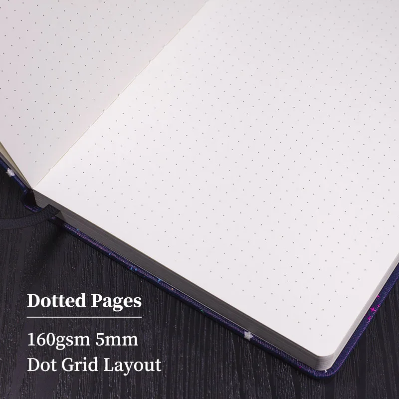 Блокнот в точку " Bullet journal твердая обложка A5 192 стр . 100г ежедневник тетрадь