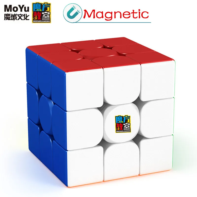 

New Moyu Meilong M Magnetic 3x3x3 Magic Cube Cubing Classroom Magnets Puzzle Cubes Stickerless Speed Cube Meilong 3M