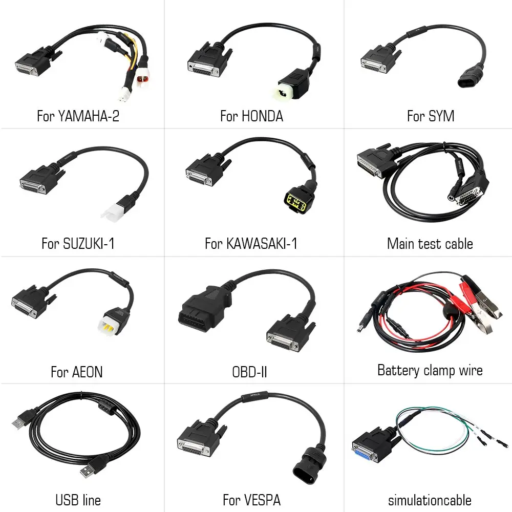 Портативный диагностический сканер для мотоцикла MST500 с бесплатной