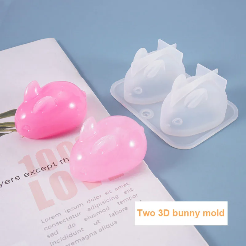 3D форма в виде кролика из эпоксидной смолы - купить по выгодной цене |