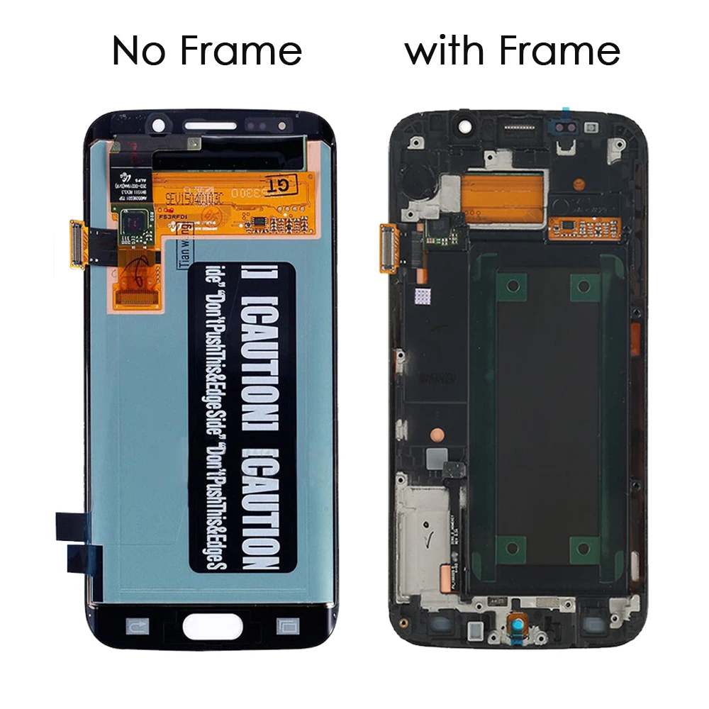 ЖК-дисплей Super AMOLED 5 1 дюйма для SAMSUNG Galaxy S6 Edge G925 сенсорный экран с дигитайзером и