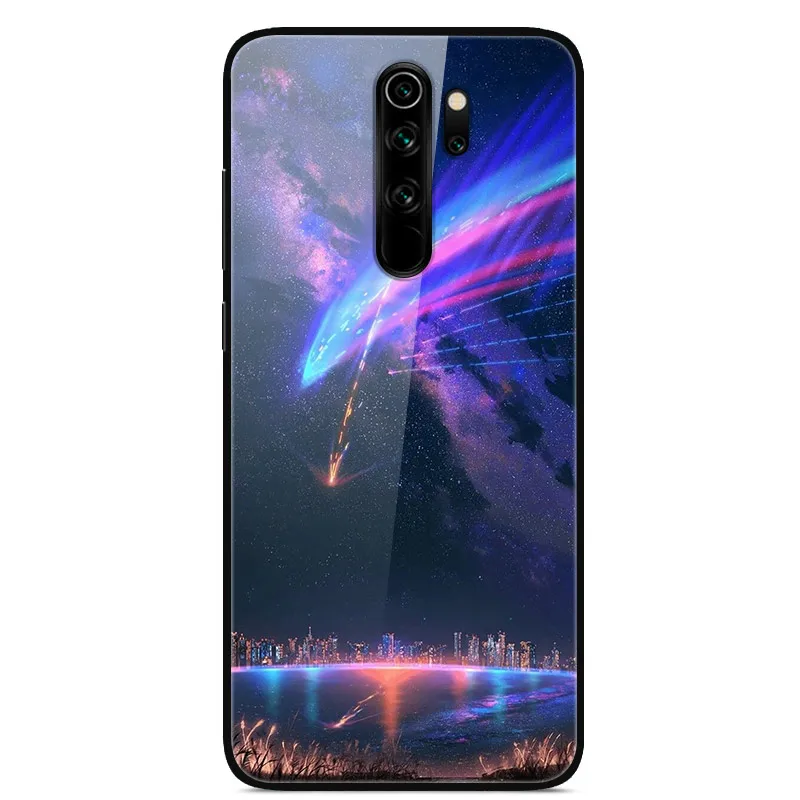 41 Для Xiaomi Redmi Note 8 Pro Чехол из закаленного стекла жесткий стеклянный чехол для телефона для Xiaomi Redmi Note 8 чехол для Redmi Note 8T Note8 - Цвет: 41