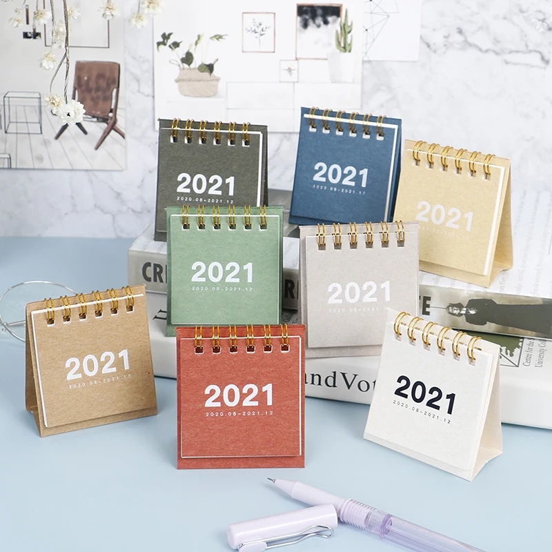 

2021 Mini Desk Calendar Twelve Constellation Series Portable Desk Calendars Daily Schedule Planner New