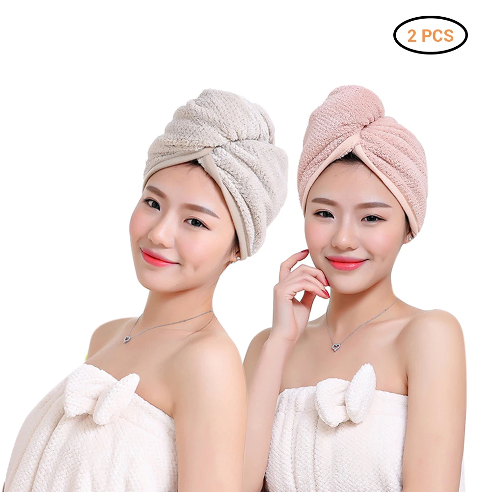 2 шт. женские сушильные полотенца для ванной поглотитель из микроволокна Мягкий