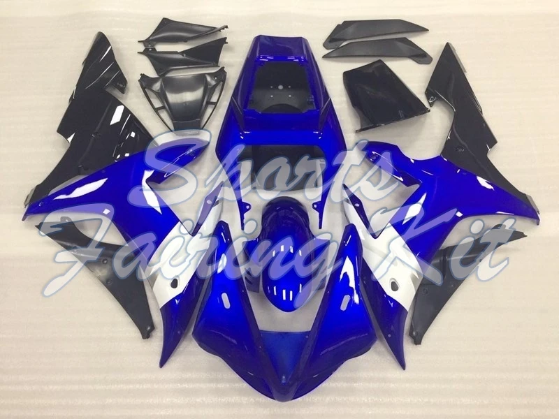Обтекатель из АБС-пластика для YZF R1 2002 - 2003 обтекатель синего и белого цвета YZFR1 03