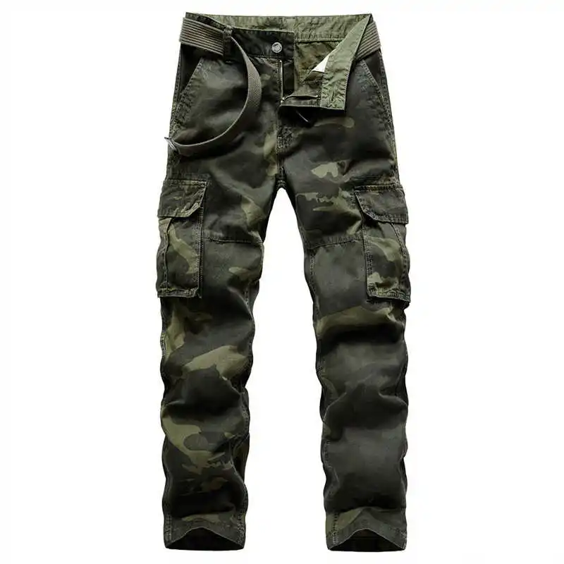 

City Casual Military Cargo Pants Elastic Outdoor Army Trousers Mens Slim Many Pockets Waterproof Wear Resistant Tactical Pants