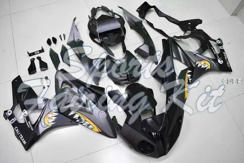 Обтекатель из АБС-пластика для BMW S1000 RR 2010-2014 матовая Черная Акула набор всего тела