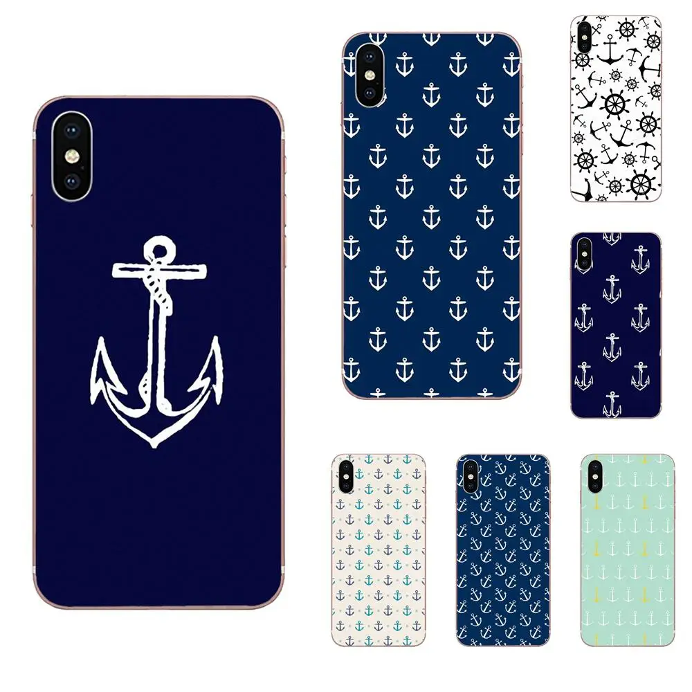 Морской якорь милый Голубой океан эффектом деграде (переход от темного к для Xiaomi