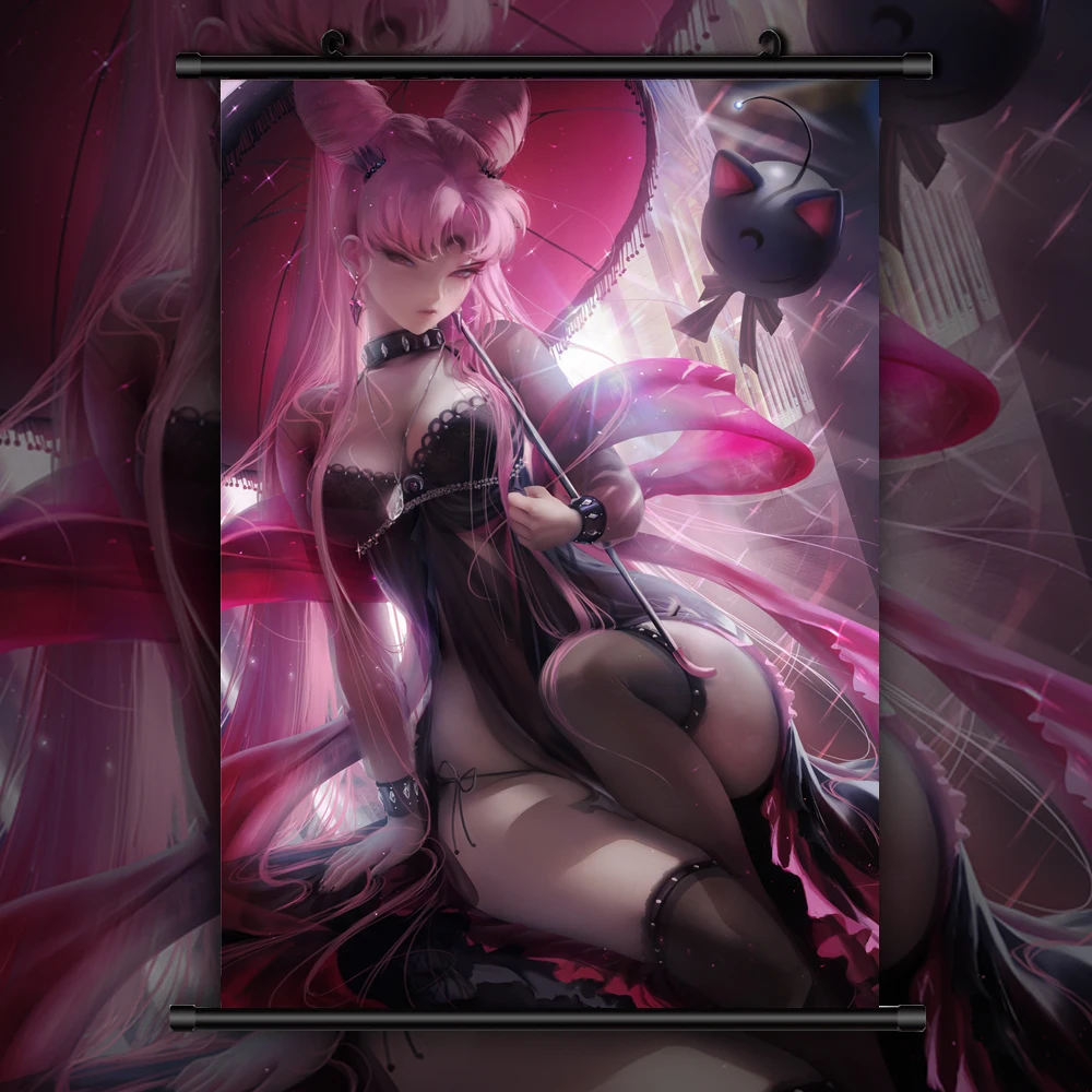 Сейлор Мун Кристалл Chibiusa Аниме Манга настенный плакат свиток