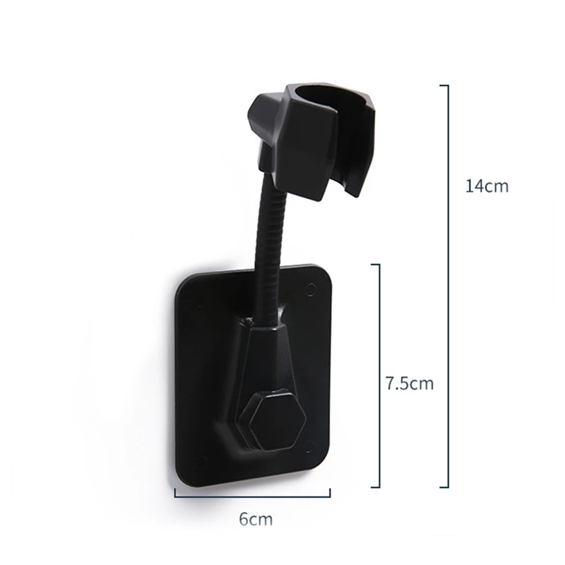 

Multi-function Universal Adjustable Shower Base Bathroom Seamless Paste Adjustable Shower Bracket Sprinkler Base Simplicity