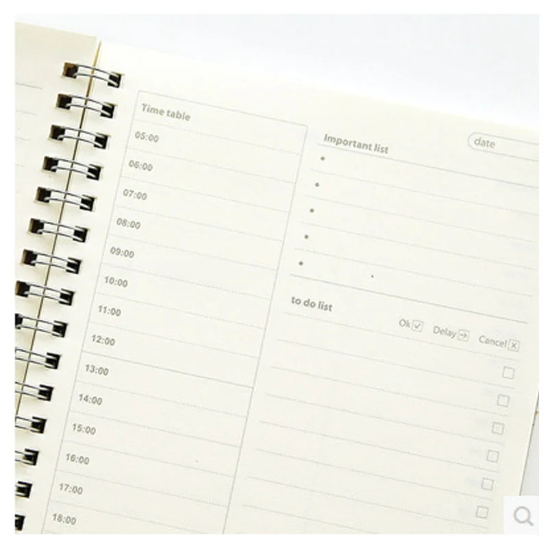 Блокнот-планировщик из крафт-бумаги органайзер для ежедневных еженедельных и