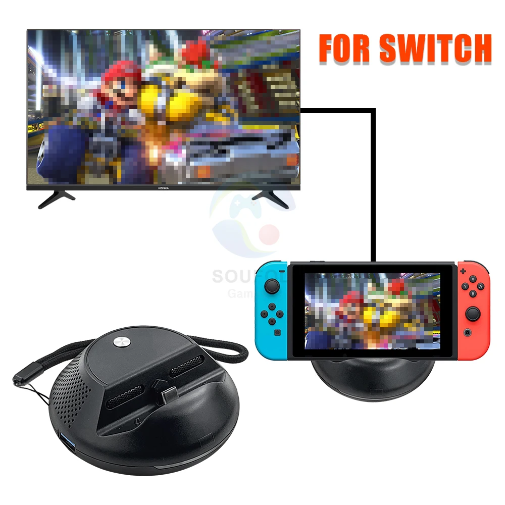 dropshipping charging stand dock cooling pad type c tv converter usb3 0 output electronic chip portable for nintend switch free global shipping