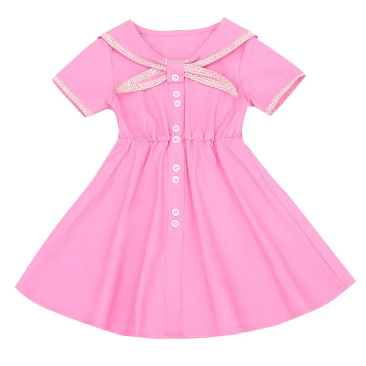 

Navy collar dress