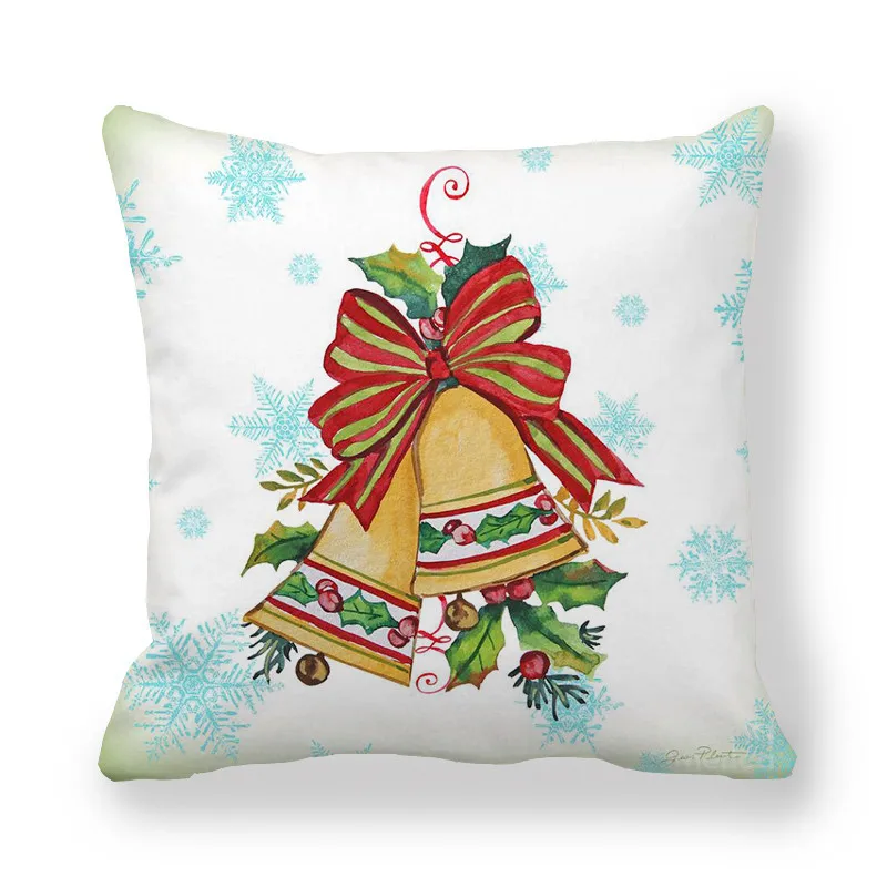 Украшение для дома 45x45 см новый год рождественские украшения 2021 Снеговик-подушка