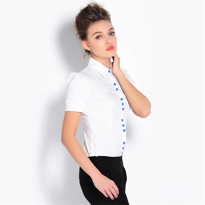 Женская офисная блузка на пуговицах в европейском стиле|office blouse|blouse formalblouse style |