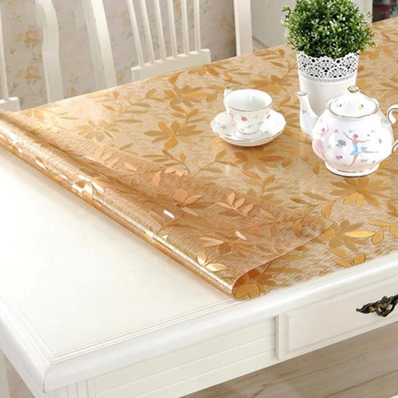 Скатерть из мягкого стекла 1 0 ПВХ водонепроницаемый устойчивый к ожогам коврик