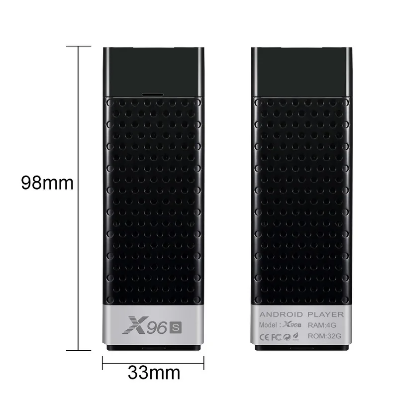 X96S ТВ приставка Android 9 0 2 ГБ/4 ГБ ОЗУ 16 Гб/32 четырехъядерный процессор Amlogic S905Y2 64 бит