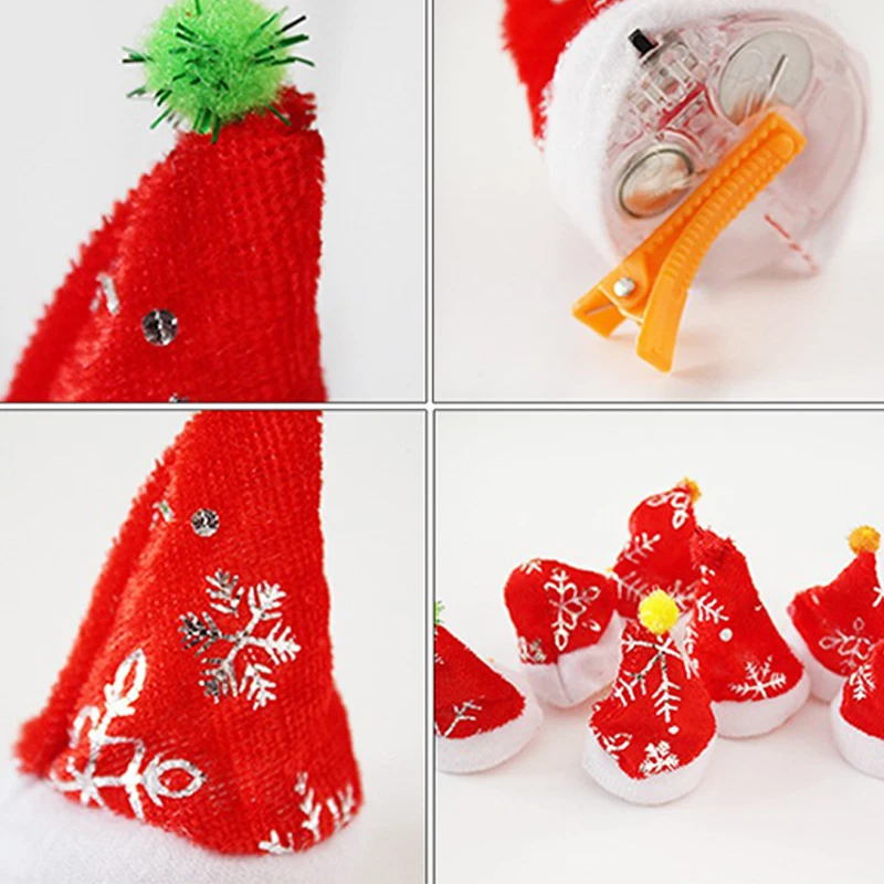 Рождественский светящийся светильник s заколки для волос детский Детские