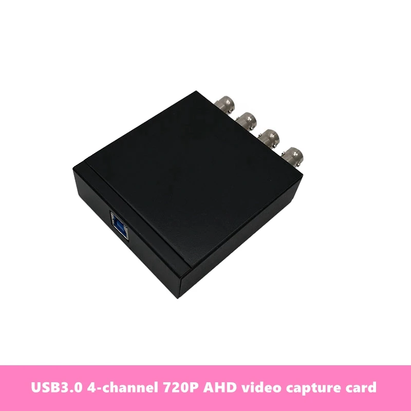 Bestellen 4-kanal 720P AHD USB 3,0 Volle Echtzeit Video Capture Card UVC Fahrer Freies Unterstützung Windows Linux Andriod