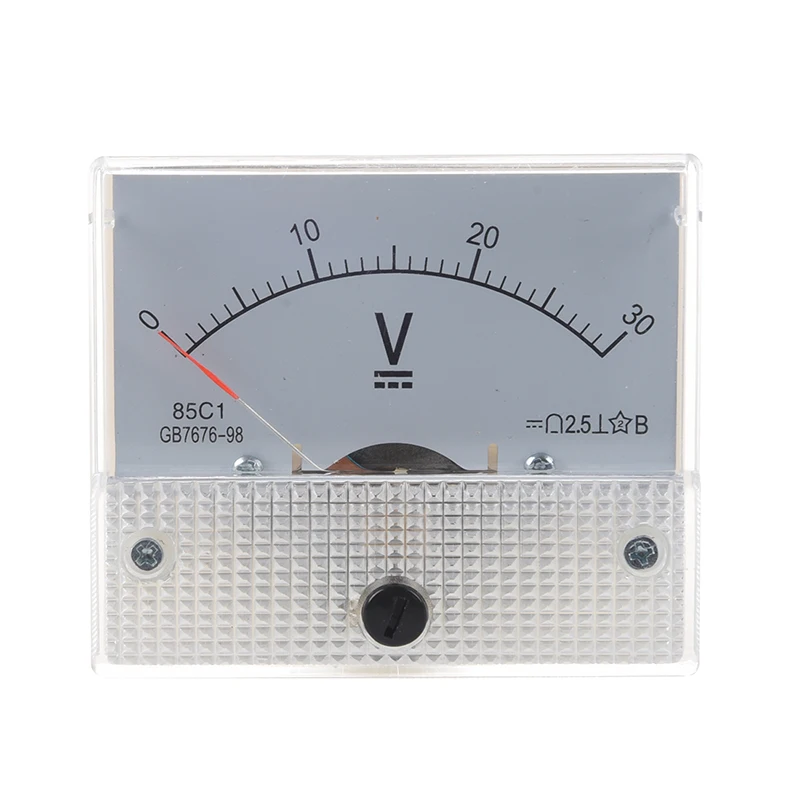 Аналоговый измеритель напряжения 30 В постоянного тока|Измерители тока| |