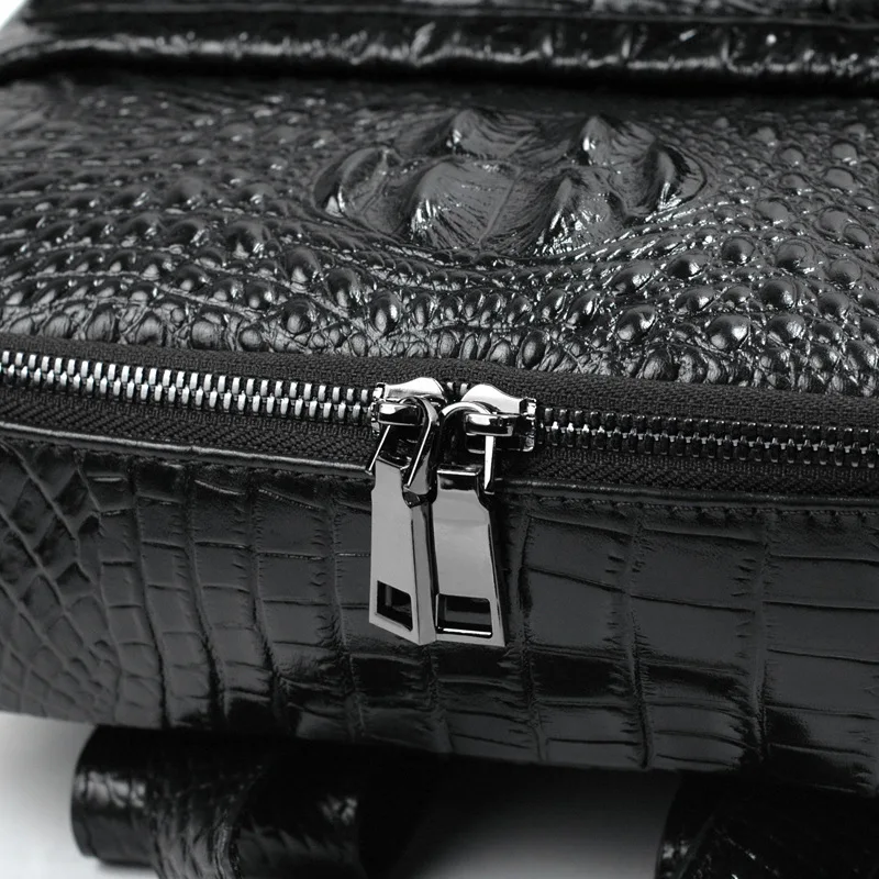 Мужской рюкзак из 100% натуральной кожи Роскошный деловой портфель для ноутбука