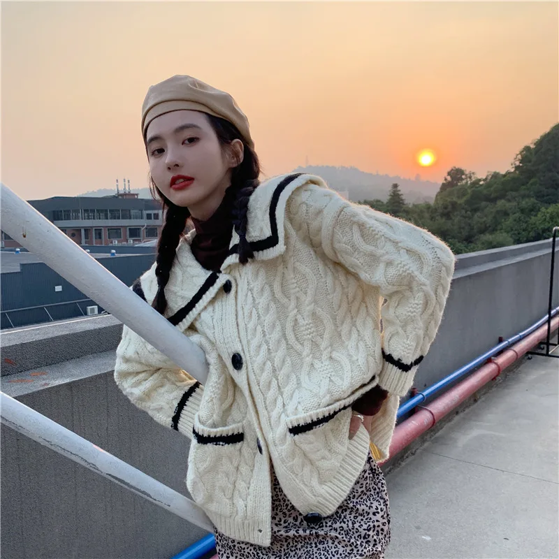 

New Spring Autumn Casual Pullover Shirt Women Solid Round Collar Ladies Long Sleeve Loose Single Breasted Shirt Female Y63