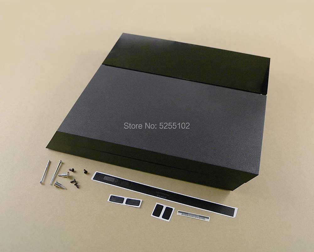 Чехол для консоли PS4 черный чехол корпуса с логотипом 1100 1000|Запасные части| |