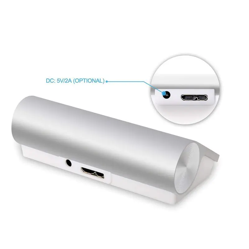 USB многофункциональный концентратор звуковая карта 3 порта Стерео Компьютер