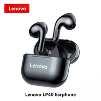 lenovo lp40 wireless headphones tws bluetooth earphones touch control sport headset stereo earbuds for phone android