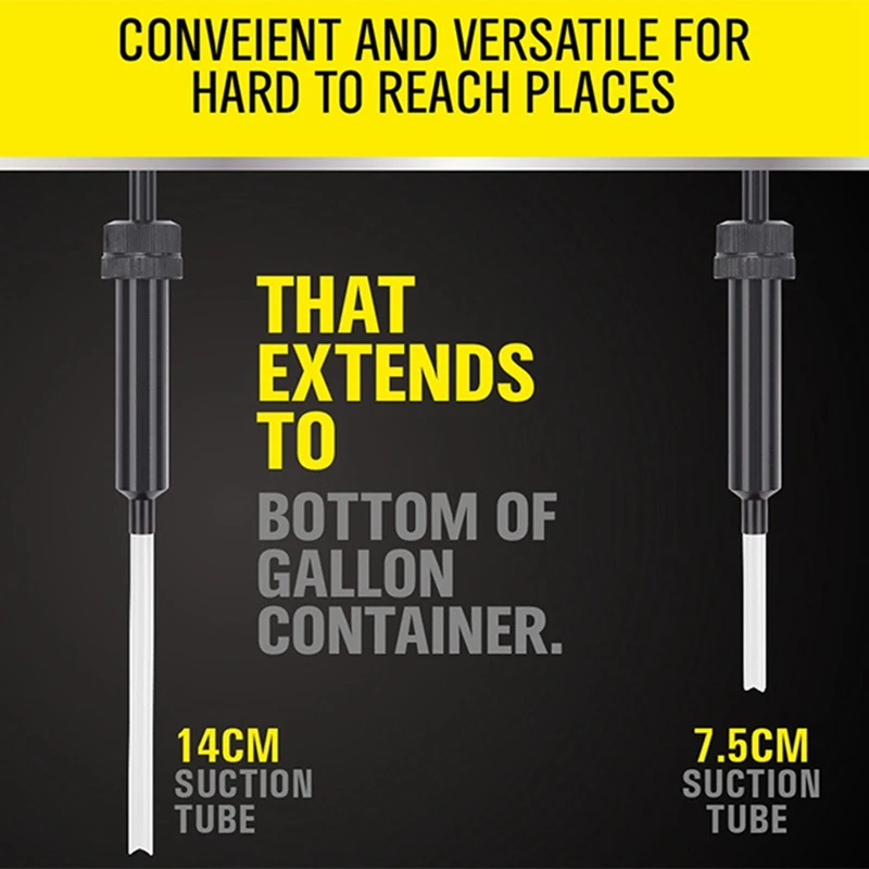 

1x Fuel Oil Hand Siphon Pump Manual & 12 Piece Set 4S Auto Repair Oil Pan Oil Drain Screw Socket Wrench 3/8