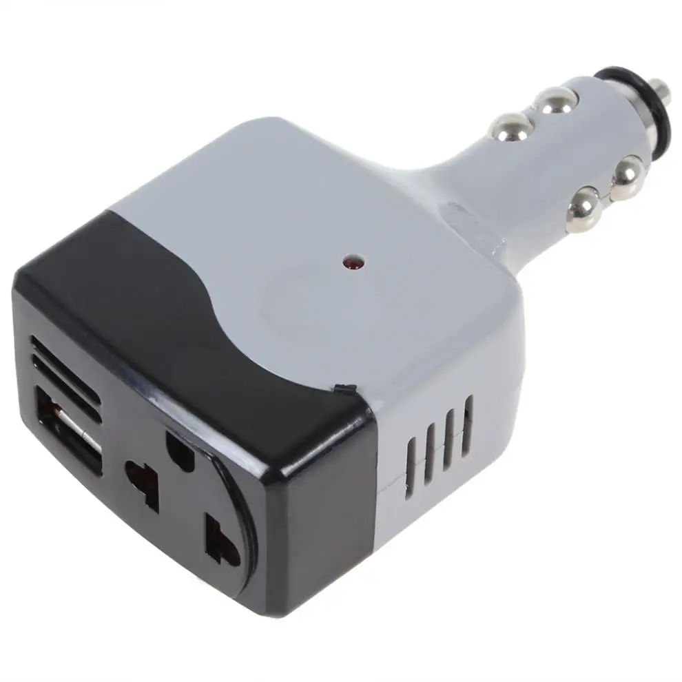 DC 12 V/24 V к переменному току 220 V/USB 6V Пластик автомобиля мобильный Мощность