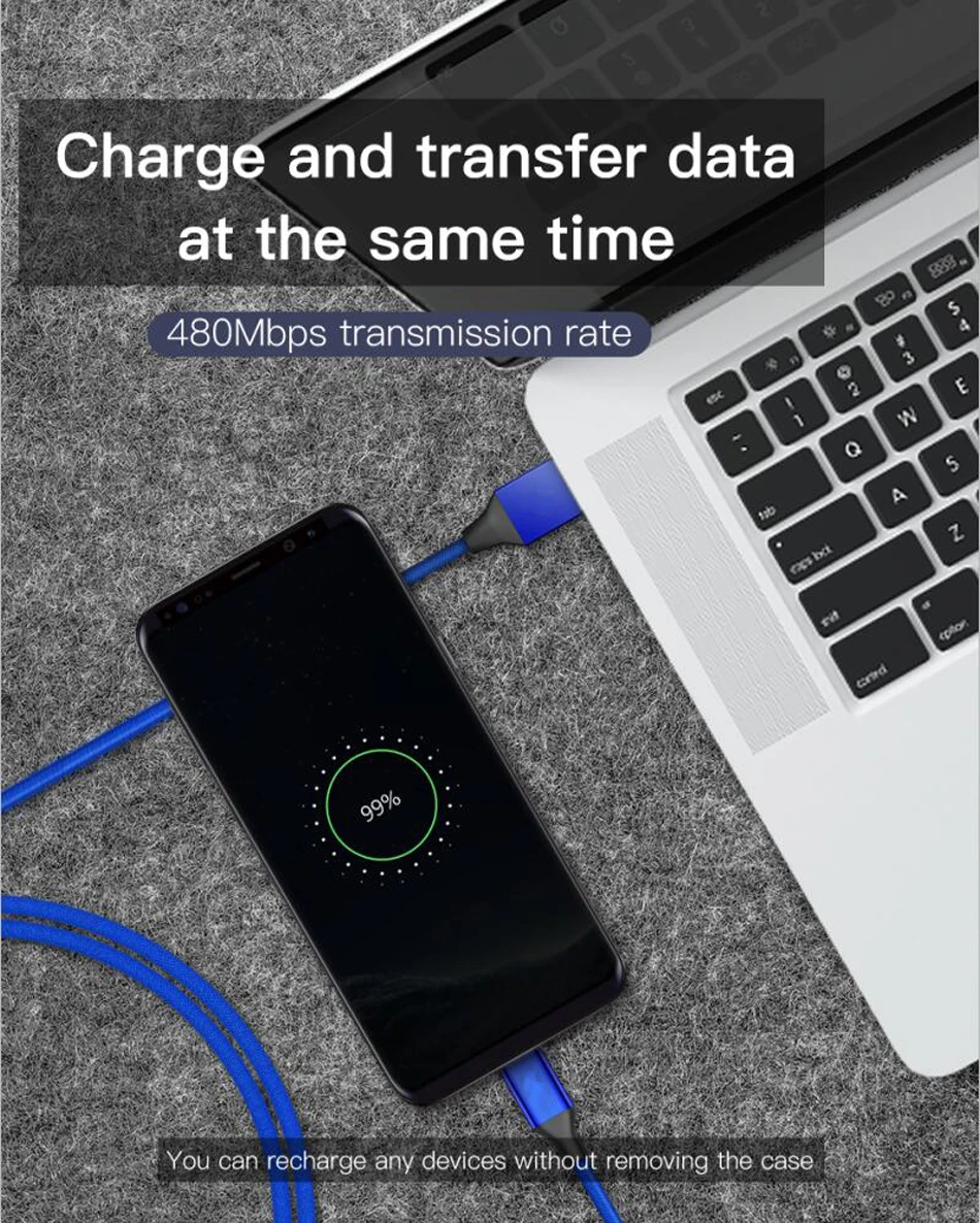Кабель Micro USB Type C для Samsung S10 S9 S8|Кабели мобильных телефонов| |