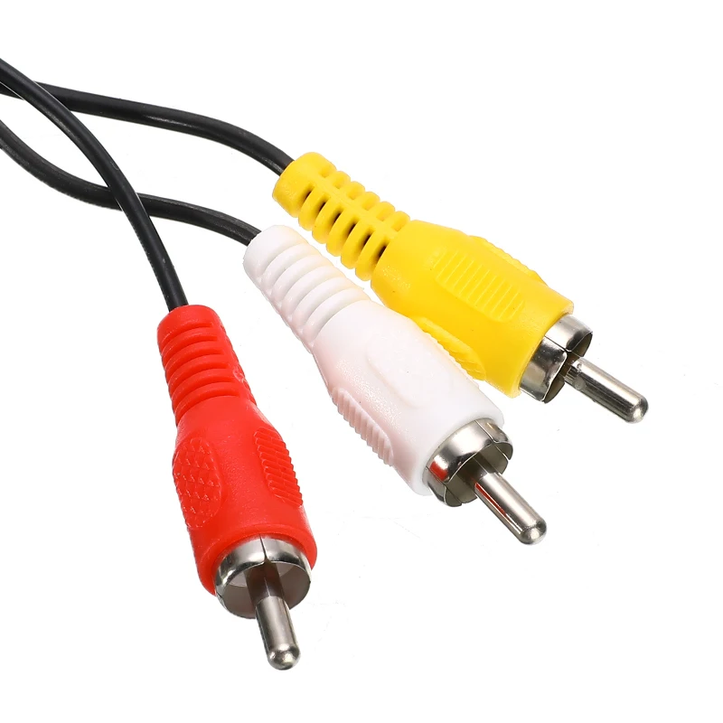 Новый 1 8 м RGB Scart to 3 RCA Аудио Видео кабель для Nintendo NES высокое качество | Электроника