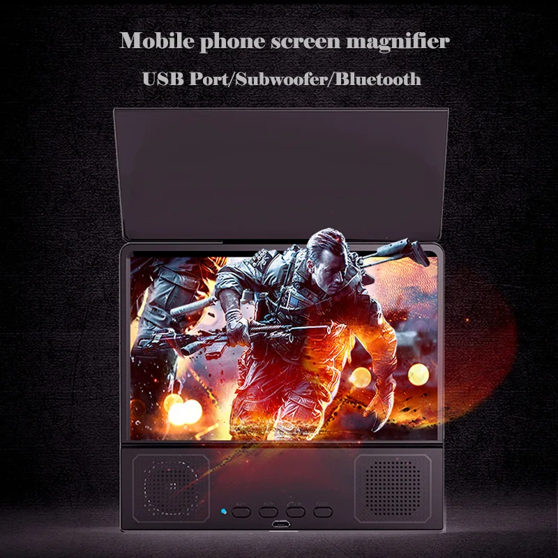 Складной Настольный держатель для сотового телефона подставка 3D HD экран