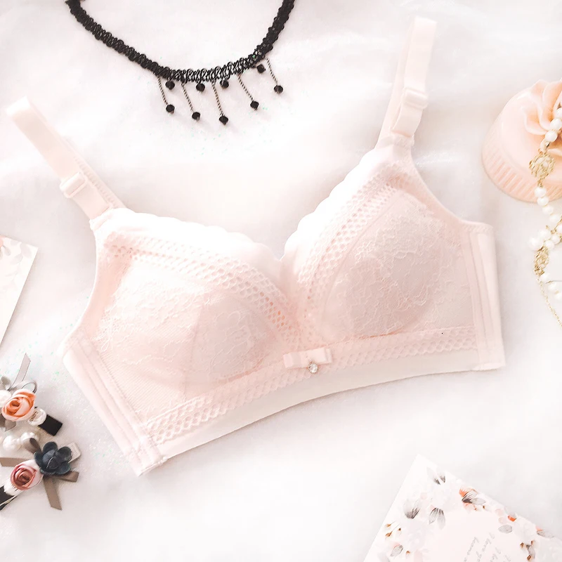 Roseheart, женский модный фиолетовый розовый беспроводной сексуальный бюстгальтер, пуш-ап, женский кружевной бюстгальтер с бантиком, цельный бюстгальтер без косточек, женское нижнее белье