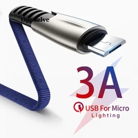 micro usb cable fast charging 3a microusb cord for samsung s21 s20 xiaomi 11 redmi note 10 android phone cable micro usb charger