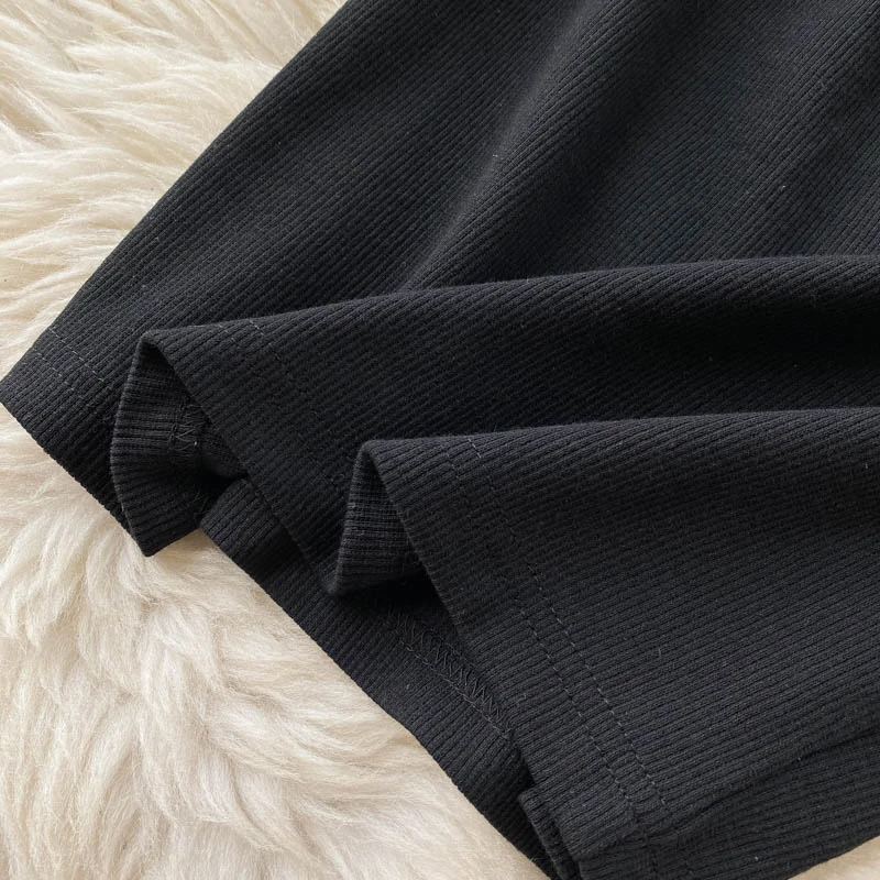 

Knit Dress for Women Patchwork Bodycon Dress Vestidos 2020 Autumn Winter Clothes Lace-up Folded V Neck Long Sleeve Pencil Dress