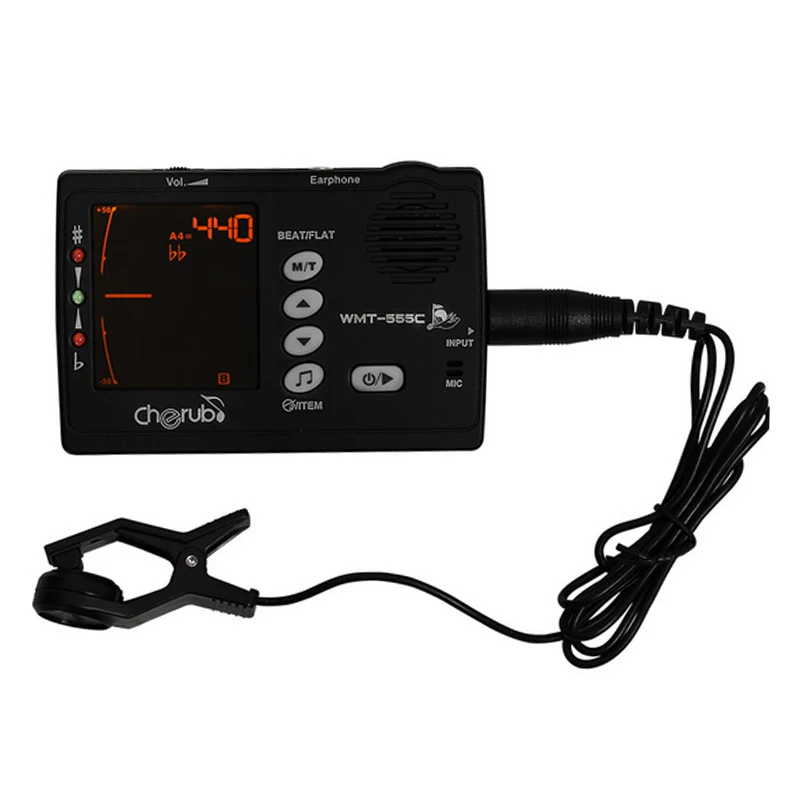Cherub WMT-555C электронная цифровая гитара 3 в 1 метронома тюнер и генератор тонов