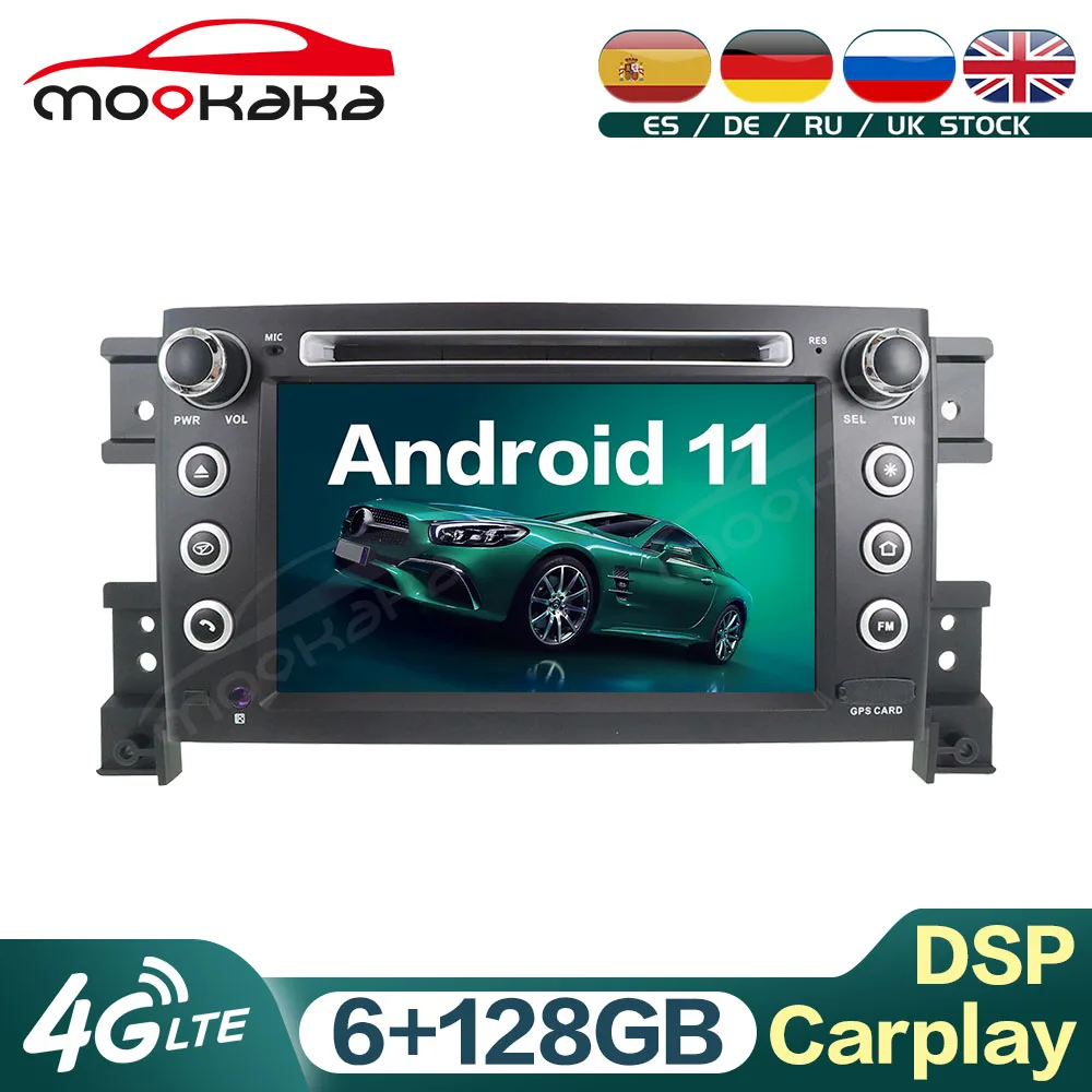 

For Suzuki Grand Vitara 2005 - 2012 Android 11 6G+128GB Car Multimedia Player GPS Navigation Audio Stereo Head Unit Carplay DSP