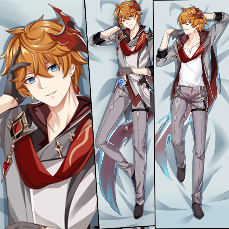 

Game Genshin Impact Anime Hugging Body Pillow Case Dakimakura Male Otaku Customize DIY Fullbody HD Printed Pillow Cover Gifts