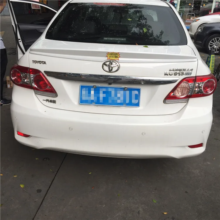 Спойлер для Toyota Corolla 2007/08/09/10/11/2013 высокое качество ABS материал заднее крыло