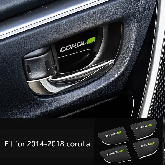 4 шт. декоративный чехол для toyota camry 2012 2016 corolla 2014 2018|Наклейки салона авто| |