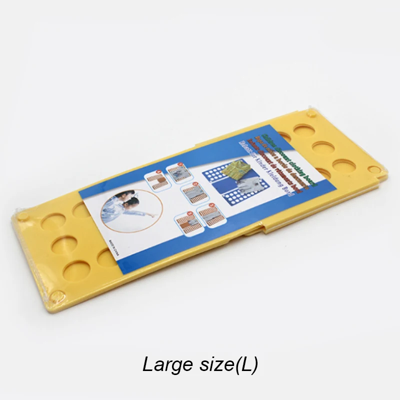 1pc yellow L A649 Быстрая одежда складная доска качество для взрослых Волшебная Одежда Папка футболки джемпер одежда Бендер ребенок Прачечная футболка СИСТЕМА ОРГАНИЗАЦИИ - Цвет: 1pc yellow L A649